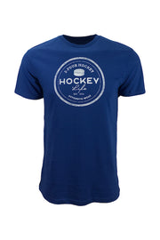Men's 24 hockey blue hockey apparel t-shirt