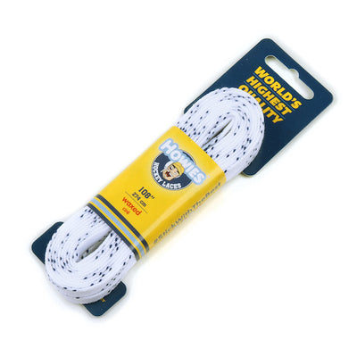 HOWIES WHITE WAXED HOCKEY SKATE LACES